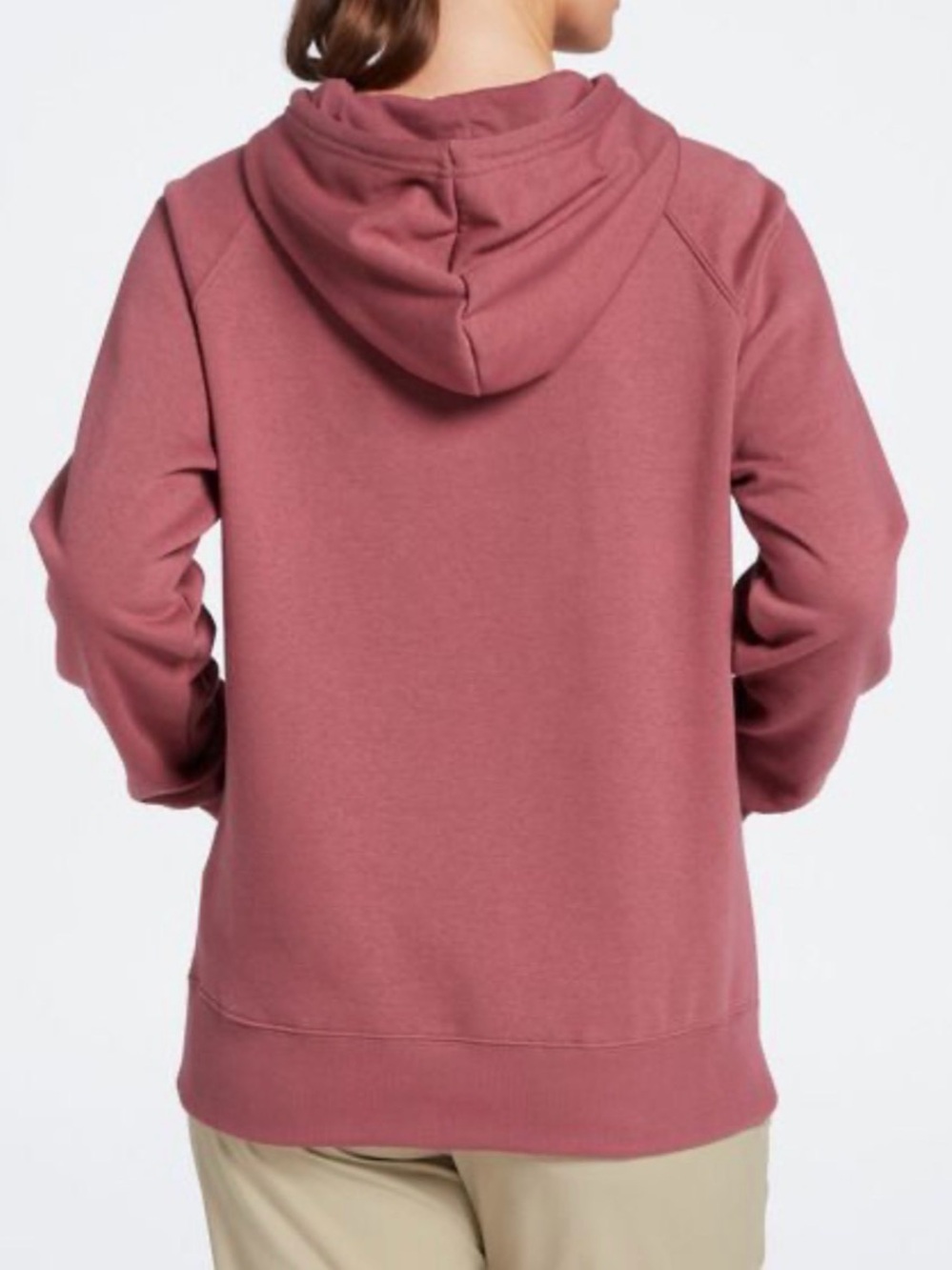NWT The North Face Mauve Rose Pullover Hoodie with Half Dome Graphic Logo - Sz M - Picture 7 of 9